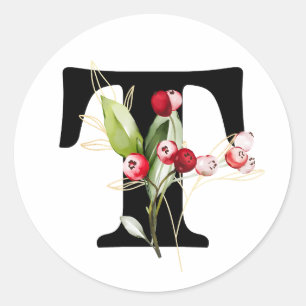 Adesivo inverno MONOGRAMA alfabeto cirílico búlgaro  Class