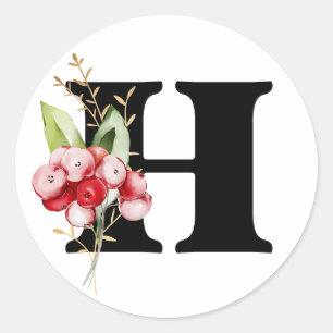 Adesivo inverno MONOGRAMA alfabeto cirílico búlgaro  Class