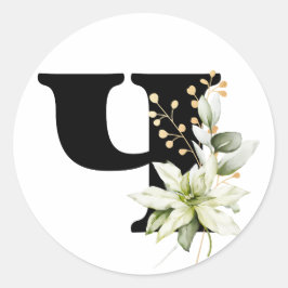 Adesivo inverno MONOGRAMA alfabeto cirílico búlgaro  Class