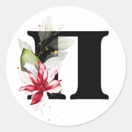 Adesivo inverno MONOGRAMMA alfabeto cirílico búlgaro  Clas