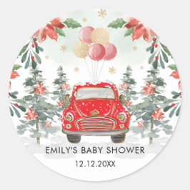 Adesivo Inverno Poinsettia Greeneric Drive by Party