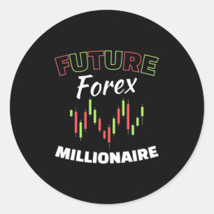 Adesivo Investidor Futuro Forex Millionaire