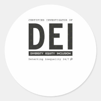 Adesivo Investigador Certificado Da Dei Diversity Equity I