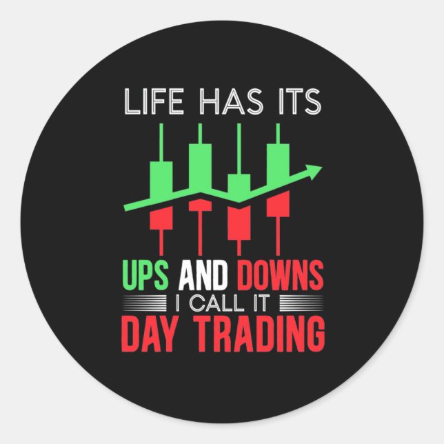Adesivo Investor I Call It Day Trading (Frente)