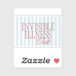 Adesivo 'Invisible Illness Club' Cute Spoonie Sticker
