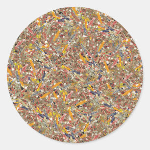 Adesivo Invólucros de Anel de Cigarro