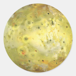 Adesivo Io Lua vulcânica de Júpiter