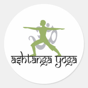 Adesivo Ioga de Ashtanga da pose do guerreiro