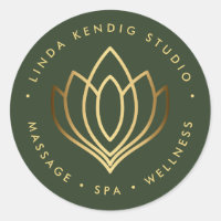 ioga de lótus Dourada | Verde | massagem de bem-es