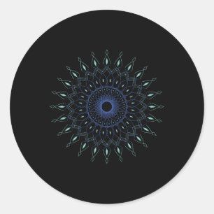 Adesivo Ioga Espiritual Geometria Sagrada Hindu Pilates Io