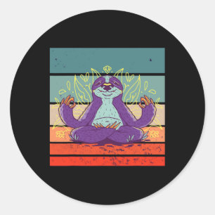 Adesivo Ioga Meditação Zen Mindfulness Relaxamento P