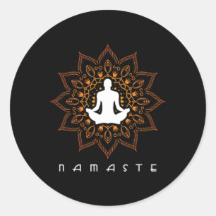 Adesivo Ioga - Namaste Mandala Budismo Hinduísmo Meditação