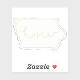 Adesivo Iowa "Home" Sticker