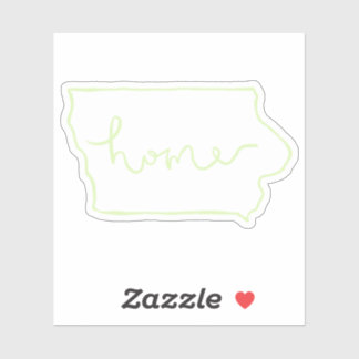 Adesivo Iowa "Home" Sticker