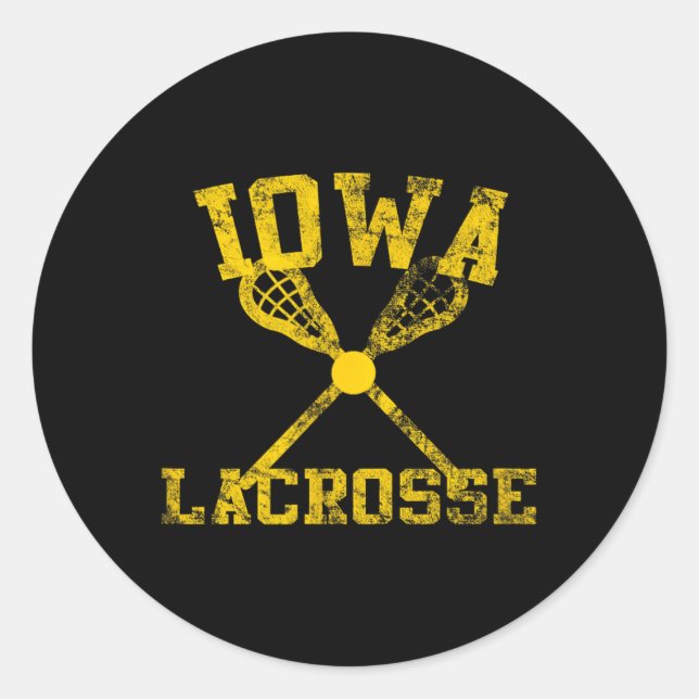 Adesivo Iowa Lacrosse (Frente)