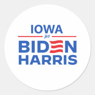 Adesivo Iowa para Biden Harris
