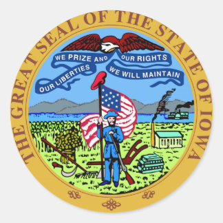 Adesivo Iowa State Seal