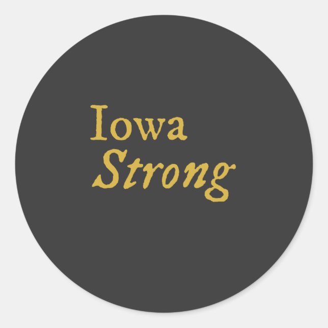 Adesivo Iowa Strong (Frente)