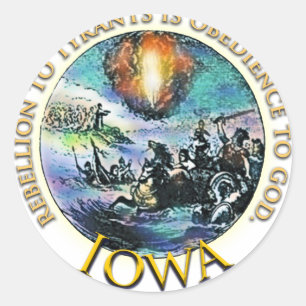 Adesivo Iowa Tea Party Sticker Packs