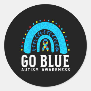 Adesivo Ir Azul Autismo Suporte a Consciência Oferece Fita