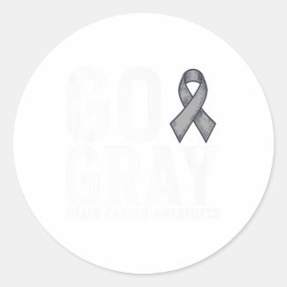 Adesivo Ir Cinza Cancer Cérebro Consciência Oferece Tumor 