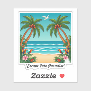Adesivo "Ir para o Paraíso"