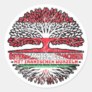 Adesivo Irã Iranistia Österreichisch Österreich Baum