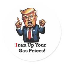 "Iran Aumentou os Preços da Gasolina!" Caricatura 