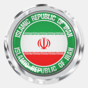 Adesivo Iran Round Emblem