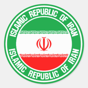 Adesivo Iran Round Emblem