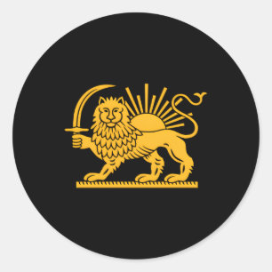 Adesivo Iraniano Lion Sun Achaeid Empire Safavid dinastia