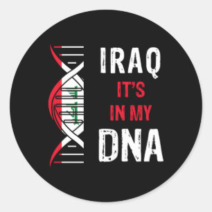 Adesivo Iraque Está Em Meu Dna Orgulhoso Bandeira Do Iraqu