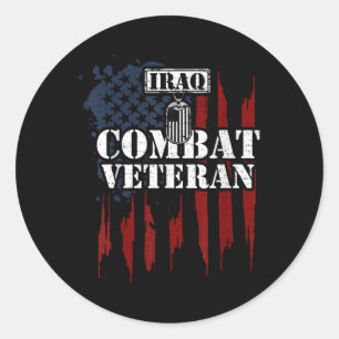 Adesivo Iraque - Iraque - Combate Veterano - Ditos Veteran
