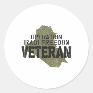 Adesivo Iraque: Veteranos da Guerra do Iraque - Veterano d