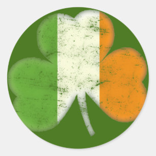 Adesivo Ireland Flag Shamrock