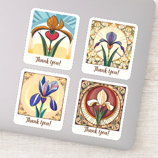 Adesivo Iris Flowers Groovy Personalizado