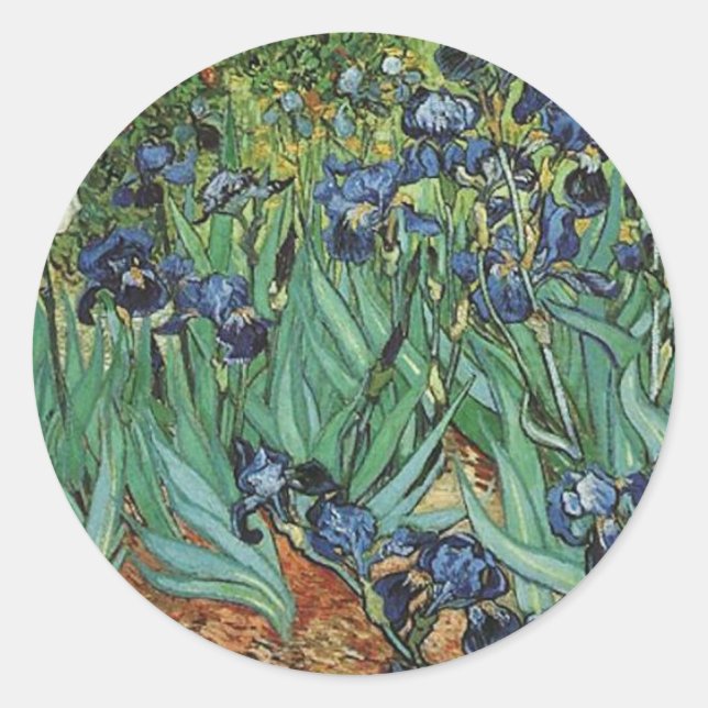 Adesivo Irises Vincent van Gogh (Frente)