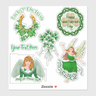 Adesivo Irish Angel Shamrock Vinyl Set