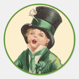 Adesivo Irish Boy Singing Stickers