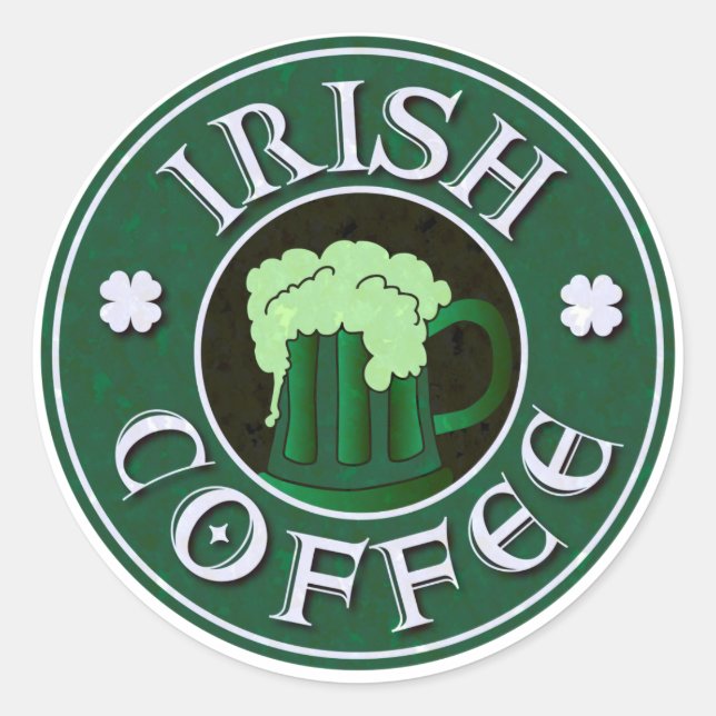 Adesivo Irish Coffee Parody (Frente)