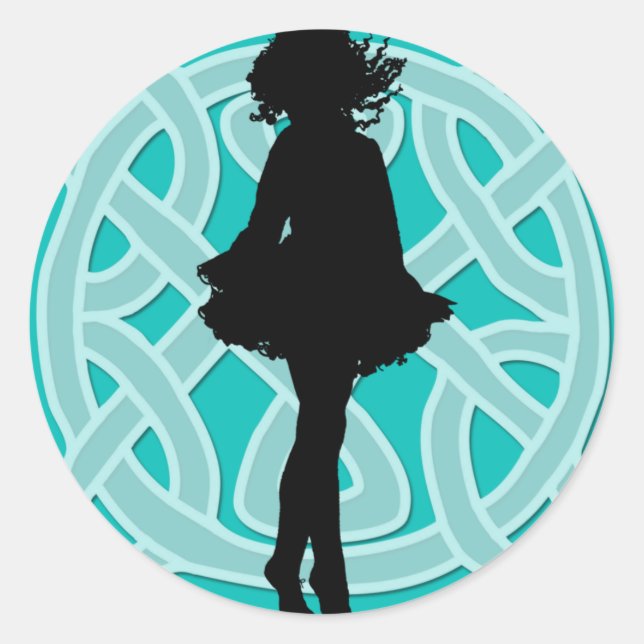 Adesivo Irish Dance Celtic Light Sticker (Frente)