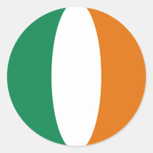 Adesivo Irish Fisheye Flag Sticker