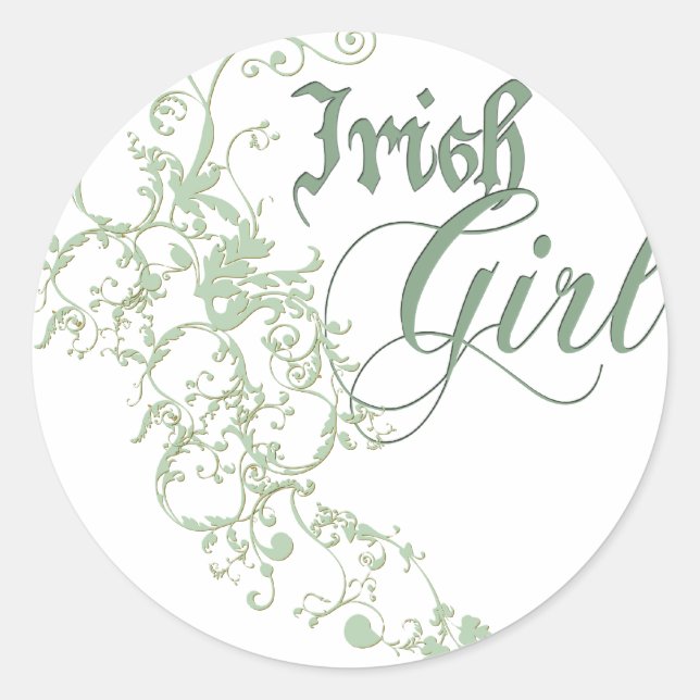 Adesivo Irish Girl (Frente)