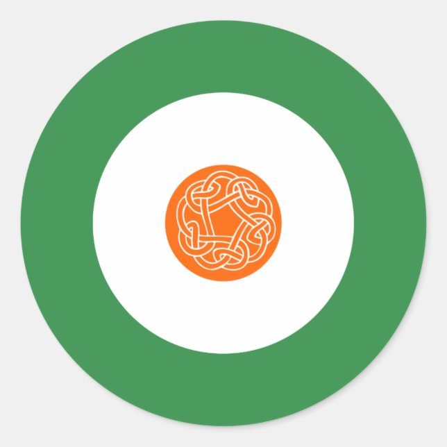 Adesivo Irish Mod Round Sticker 2 (Frente)