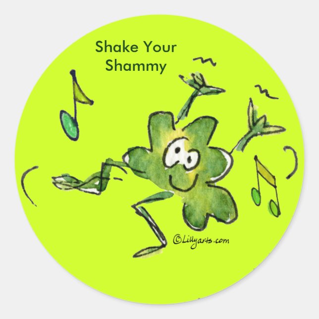 Adesivo Irish Shamrock n Roll 03 Sticker (Frente)