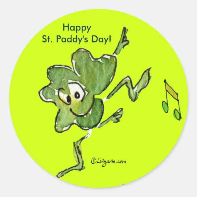 Adesivo Irish Shamrock n Roll 05 Sticker (Frente)