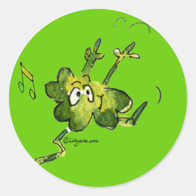 Adesivo Irish Shamrock n Roll 06 Sticker (Frente)