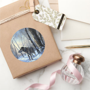 Adesivo Irish Wolfhound Deixe-o nevar no Natal