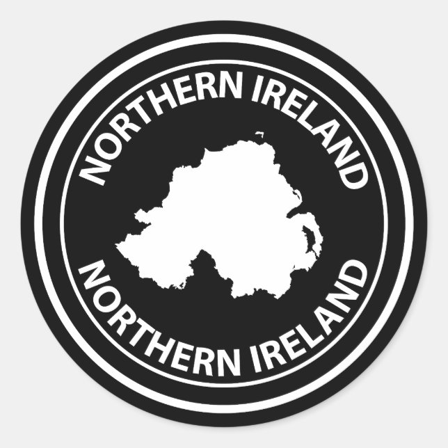 Adesivo Irlanda do Norte (Frente)