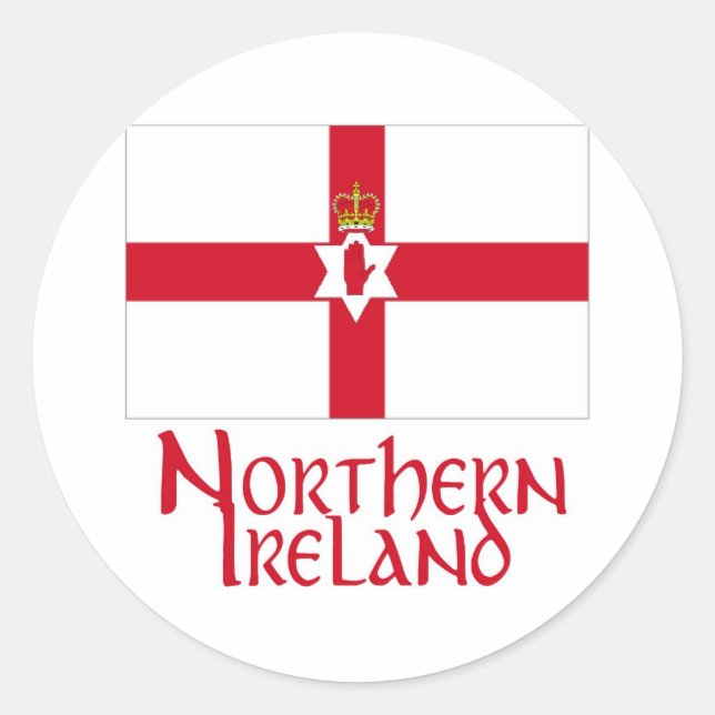 Adesivo Irlanda do norte (Frente)